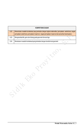 Modul Logika Matematika Lengkap | DOCX