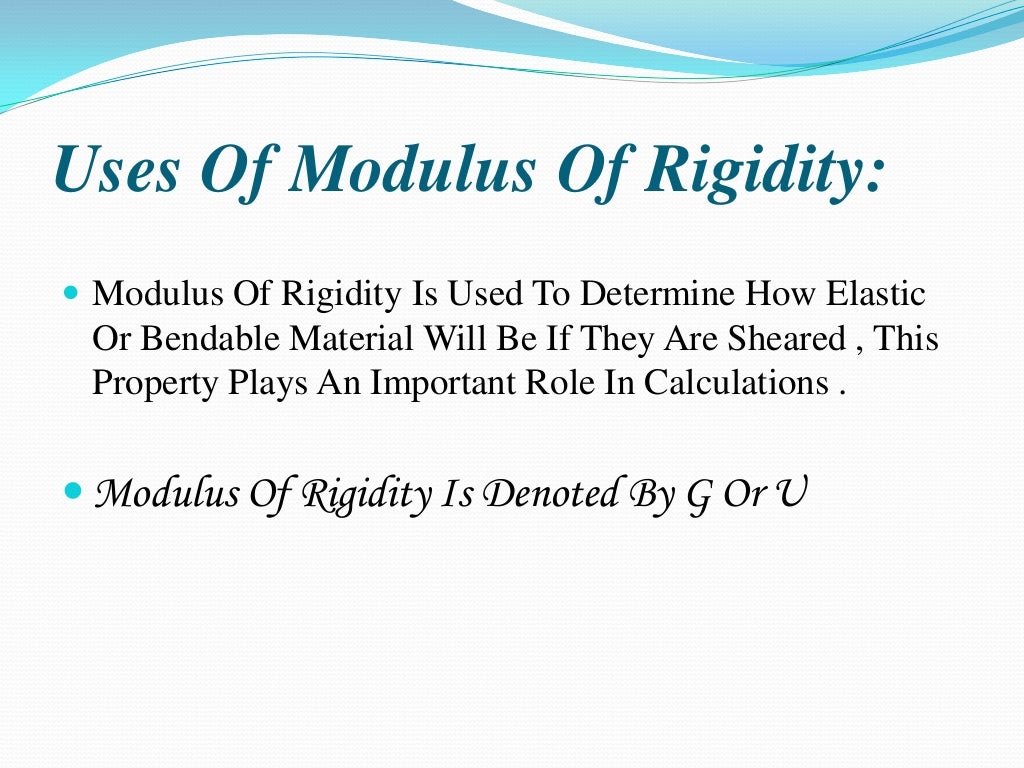Modulus Of Rigidity modulus-of-rigidity