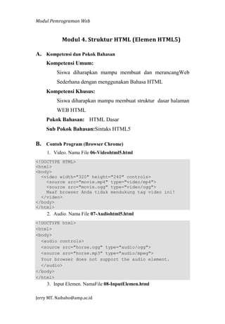 Modul web | PDF