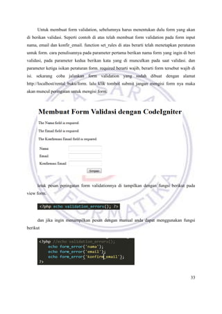 Modul Web Programming - Framework CodeIgniter | PDF