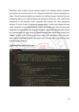Modul Web Programming - Framework CodeIgniter | PDF