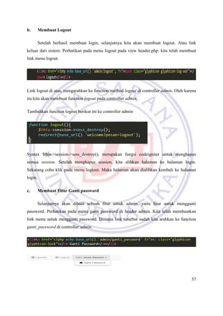 Modul Web Programming - Framework CodeIgniter | PDF