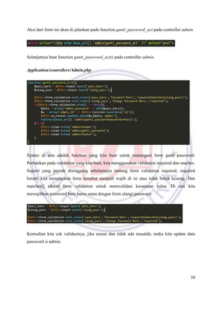 Modul Web Programming - Framework CodeIgniter | PDF