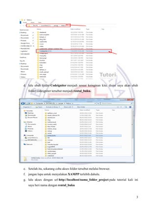 Modul Web Programming - Framework CodeIgniter | PDF
