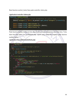 Modul Web Programming - Framework CodeIgniter | PDF
