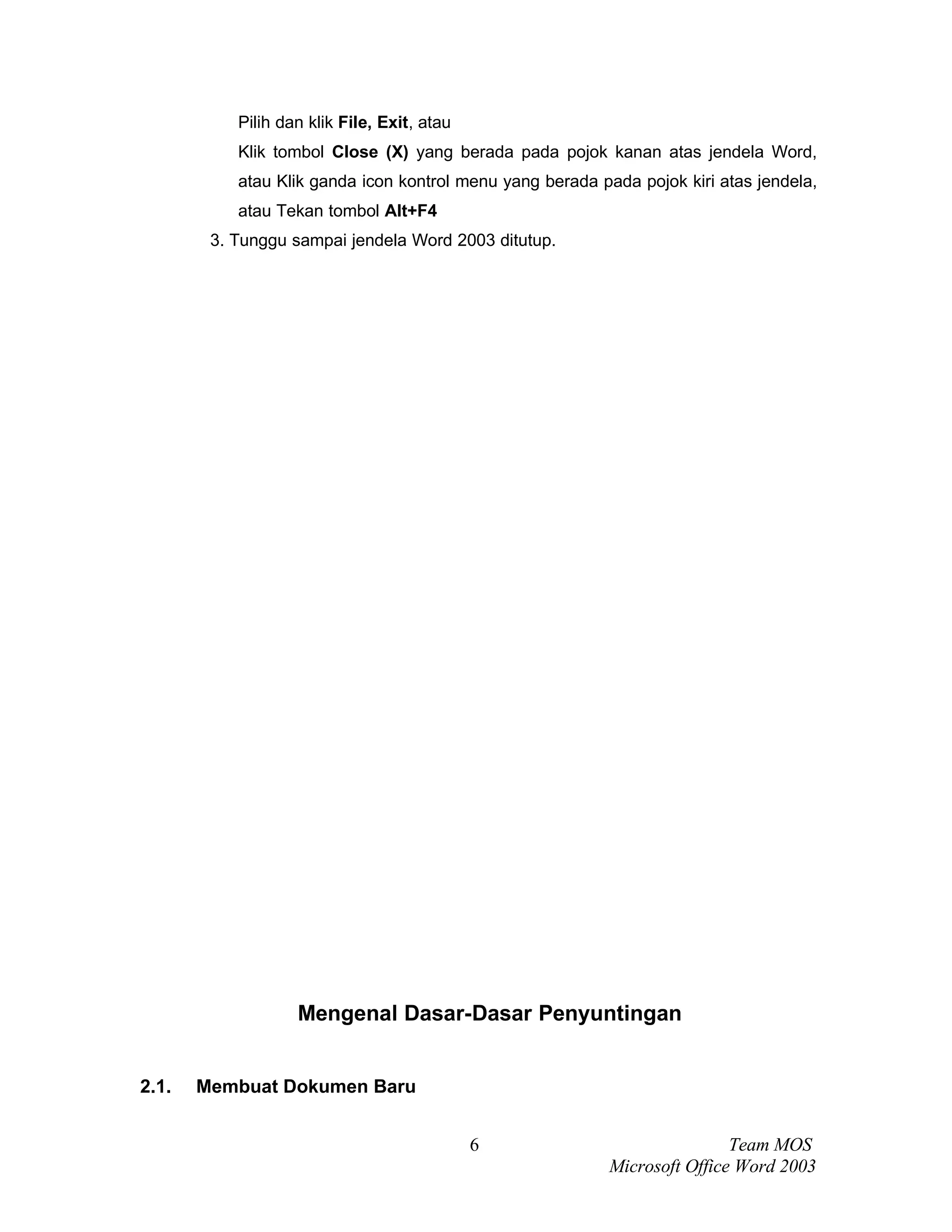 Modul Word 2003 0oj