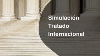 Simulación
Tratado
Internacional
 