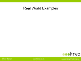 Real World Examples 
