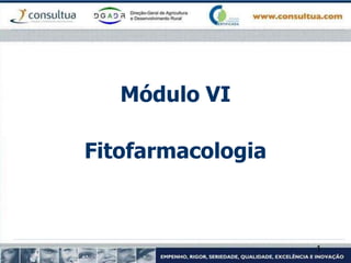 Módulo VI
Fitofarmacologia
1
 