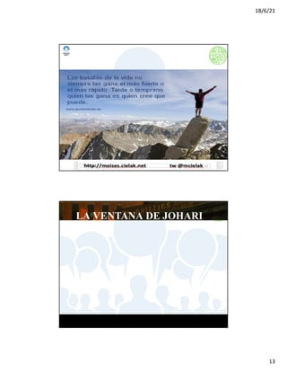 18/6/21
13
LA VENTANA DE JOHARI
http://competenciasdirectivas.wordpress.com
 
