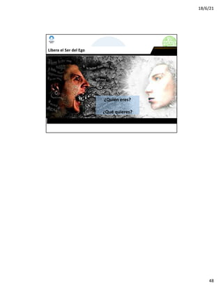 18/6/21
48
www.imposible.com.mx
CURSO-TALLER: NEGOCIACIÓN Y VENTAS
Libera el Ser del Ego
¿Quién eres?
¿Qué quieres?
 