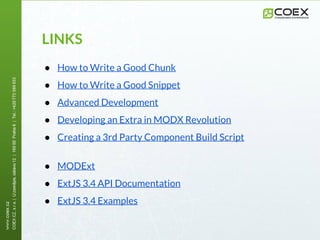 Best Practices in Component Development for MODX | PDF