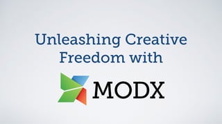 Unleashing Creative
Freedom with
 