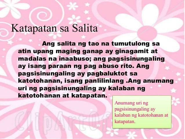 Modyul 12katapatansasalitaatsagawa