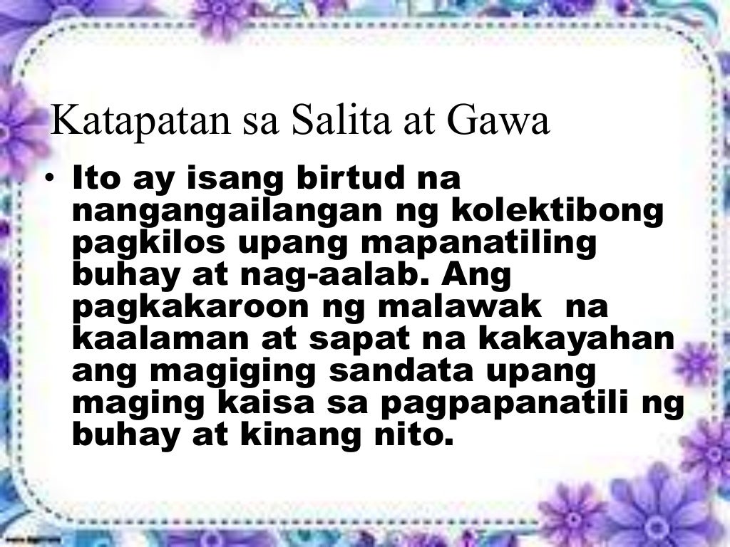 Modyul 12katapatansasalitaatsagawa