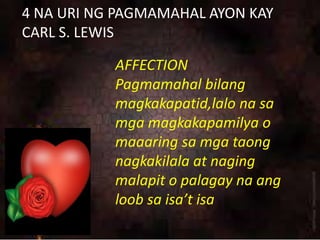 Moral Na Isyu Ng Pagmamahal Sa Diyos - tungkolisyung