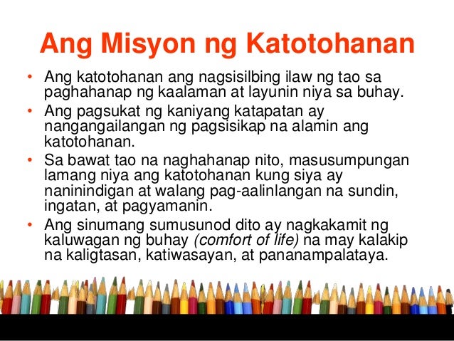 Mga Isyung Moral Tungkol Sa Kawalan Ng Paggalang Sa Katotohanan Slogan