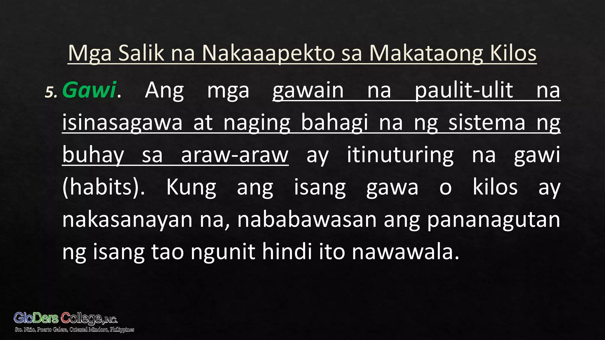 ESP Grade 10 Module 5 and 6