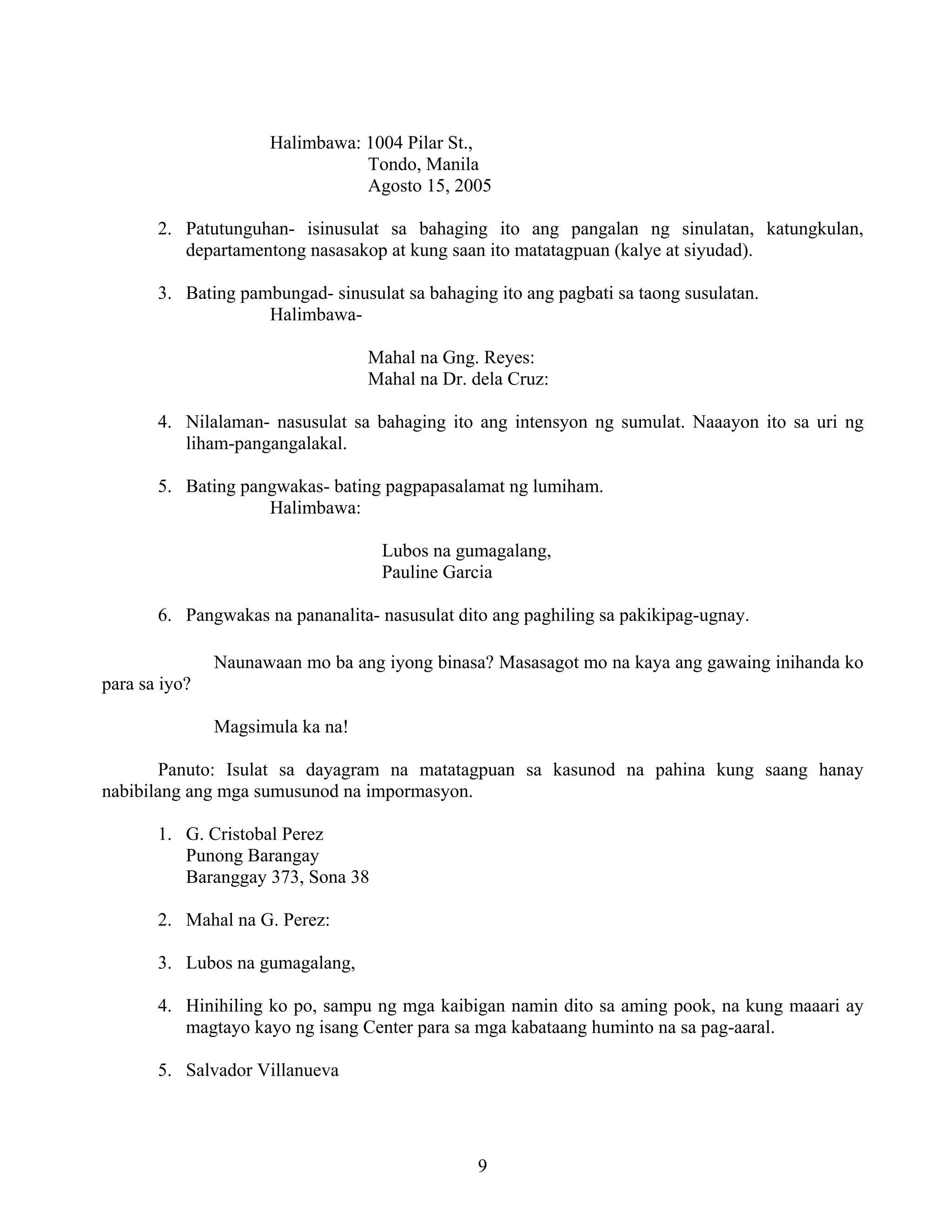 Modyul 5 pagsulat ng liham pangangalakal na nag-aaplay sa t | PDF