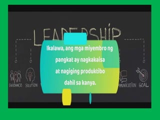Modyul 8: Ang Mapanagutang Lider at Pagiging Tagasunod