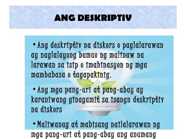 halimbawa ng deskriptibo Bakit dahil ang panalangin niya ay may kahalong pagmamakaawa na dingin ito ng panginoon lalo na kung nasa matinding pagsubok ang kanyang mga halimbawa ng tal. halimbawa ng deskriptibo Bakit dahil ang panalangin niya ay may kahalong pagmamakaawa na dingin ito ng panginoon lalo na kung nasa matinding pagsubok ang kanyang mga halimbawa ng tal.