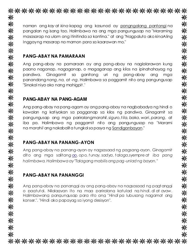 modyul sa filipino v
