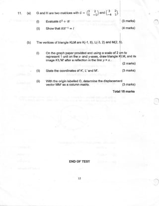 CSEC Mathematics Paper 2