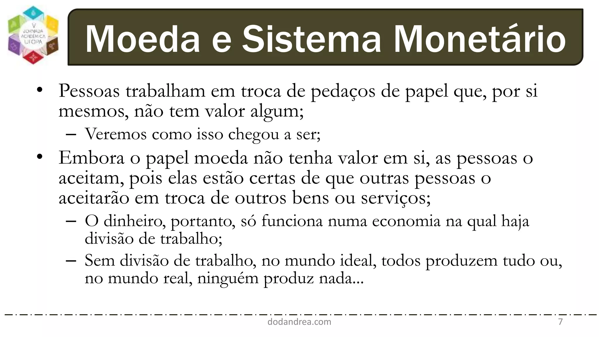 Moeda e inflação | PPTX