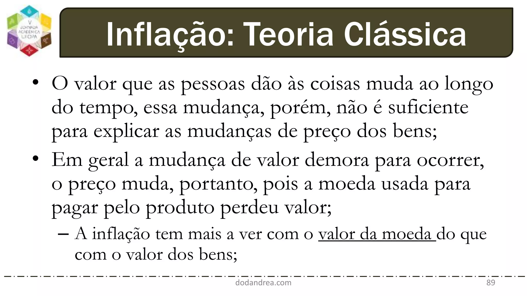 Moeda e inflação | PPTX