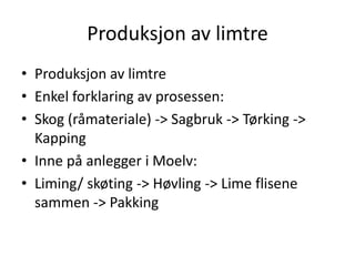 Egen prosjektavdelig med konstruksjon og montasje.