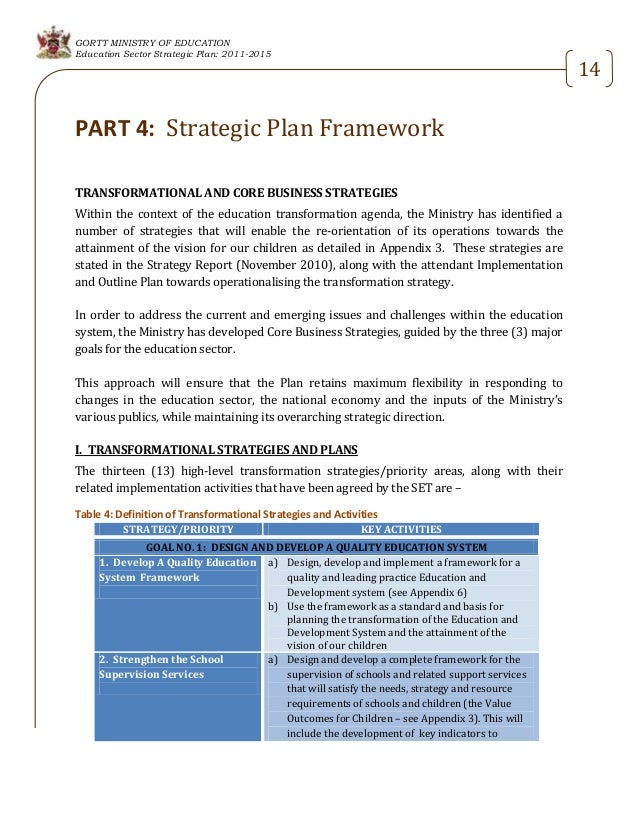 strategic action plans