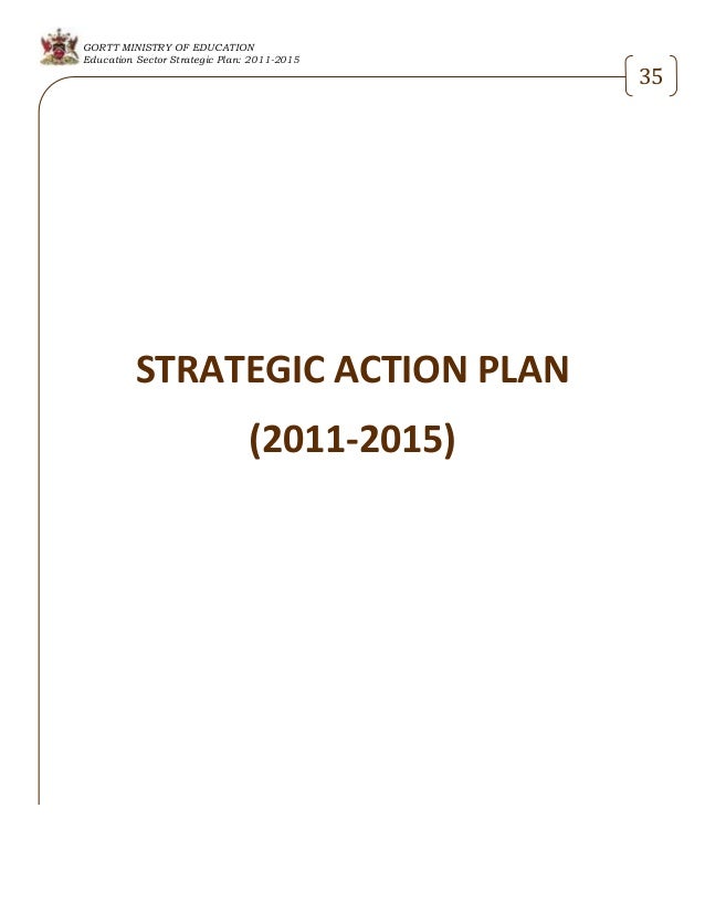 education sector strategic plan
