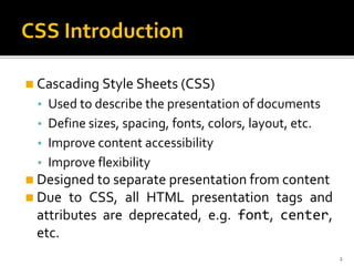Cascading Style Sheet | PPTX