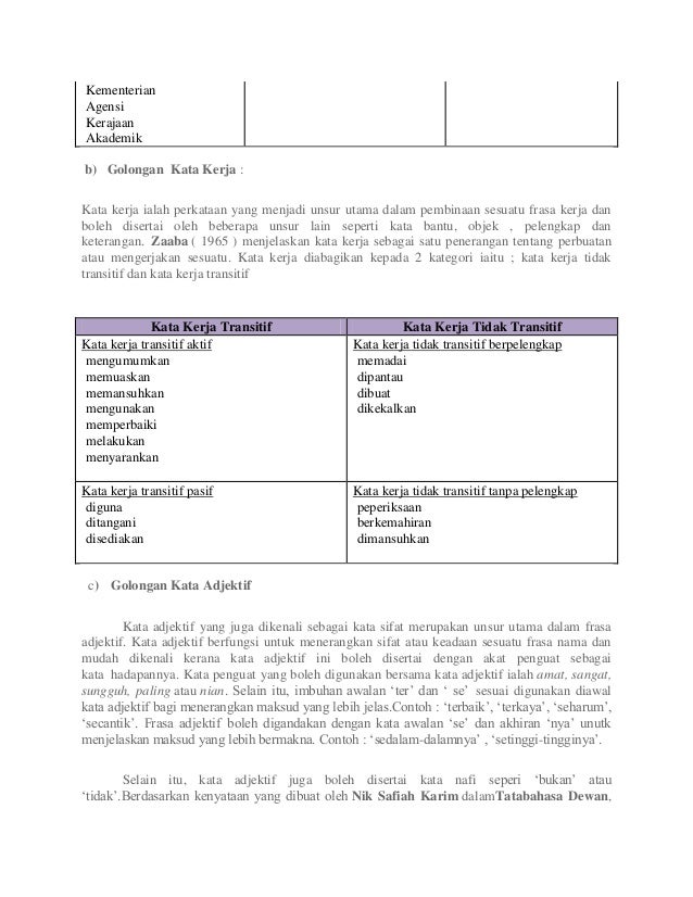 Morfologi dan sintaksis