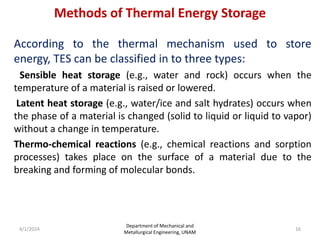 Recent Advances in Phase Change Materials for Thermal Energy Storage | PPTX