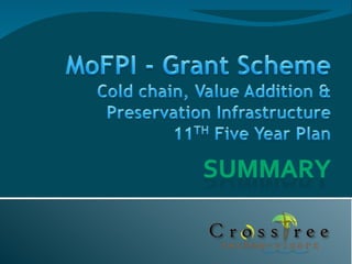 MOFPI Grant Scheme