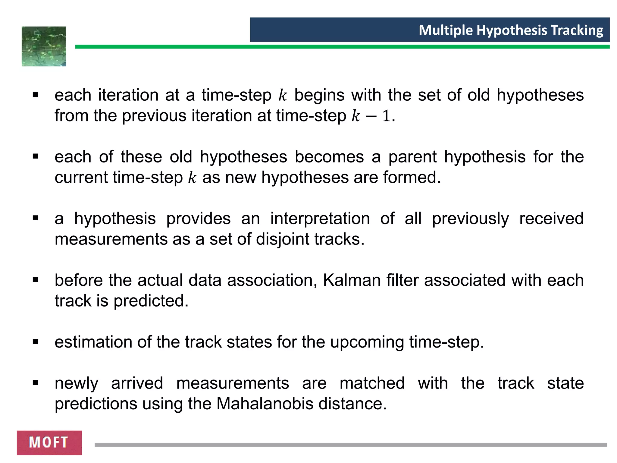 MHT Multi Hypothesis Tracking - Part1 | PPT