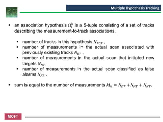 MHT Multi Hypothesis Tracking - Part1 | PDF