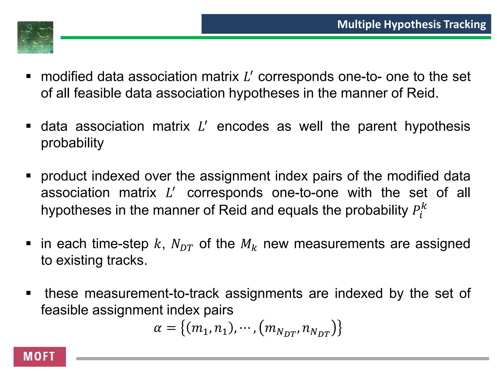 MHT Multi Hypothesis Tracking - Part3 | PDF | Physics | Science