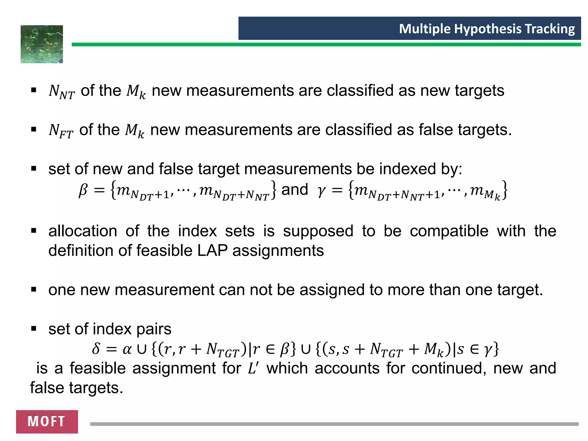 MHT Multi Hypothesis Tracking - Part3 | PDF | Physics | Science