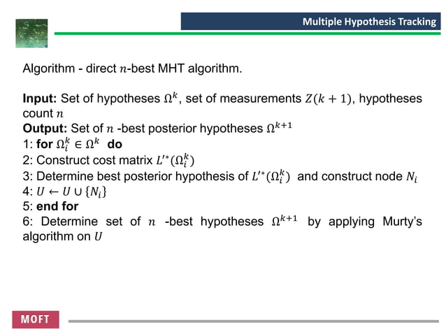 MHT Multi Hypothesis Tracking - Part3 | PDF | Physics | Science