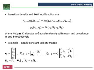 Multi Object Filtering Multi Target Tracking | PDF