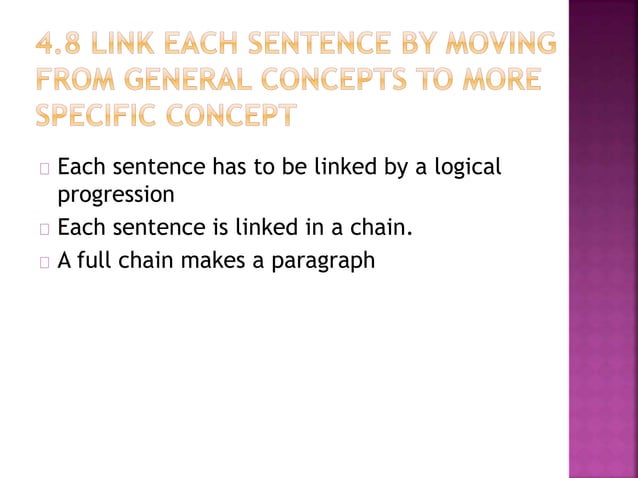 Chapter 4 Structuring Paragraph and Sentences | PPTX