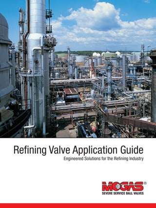 Engineered Solutions for the Refining Industry
Refining Valve Application Guide
 