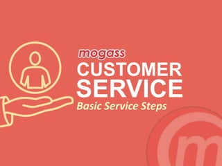 CUSTOMER
SERVICE
Basic Service Steps
 