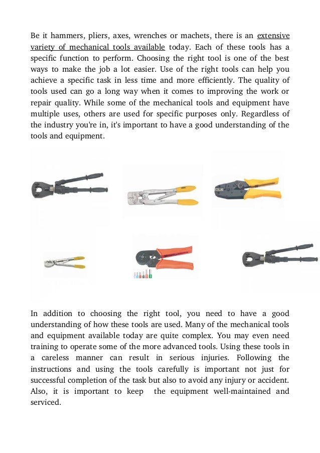 Mechanical Tools & Amp; Equipment Moglix