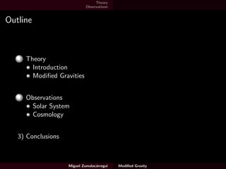 Modified Gravity - a brief tour | PDF