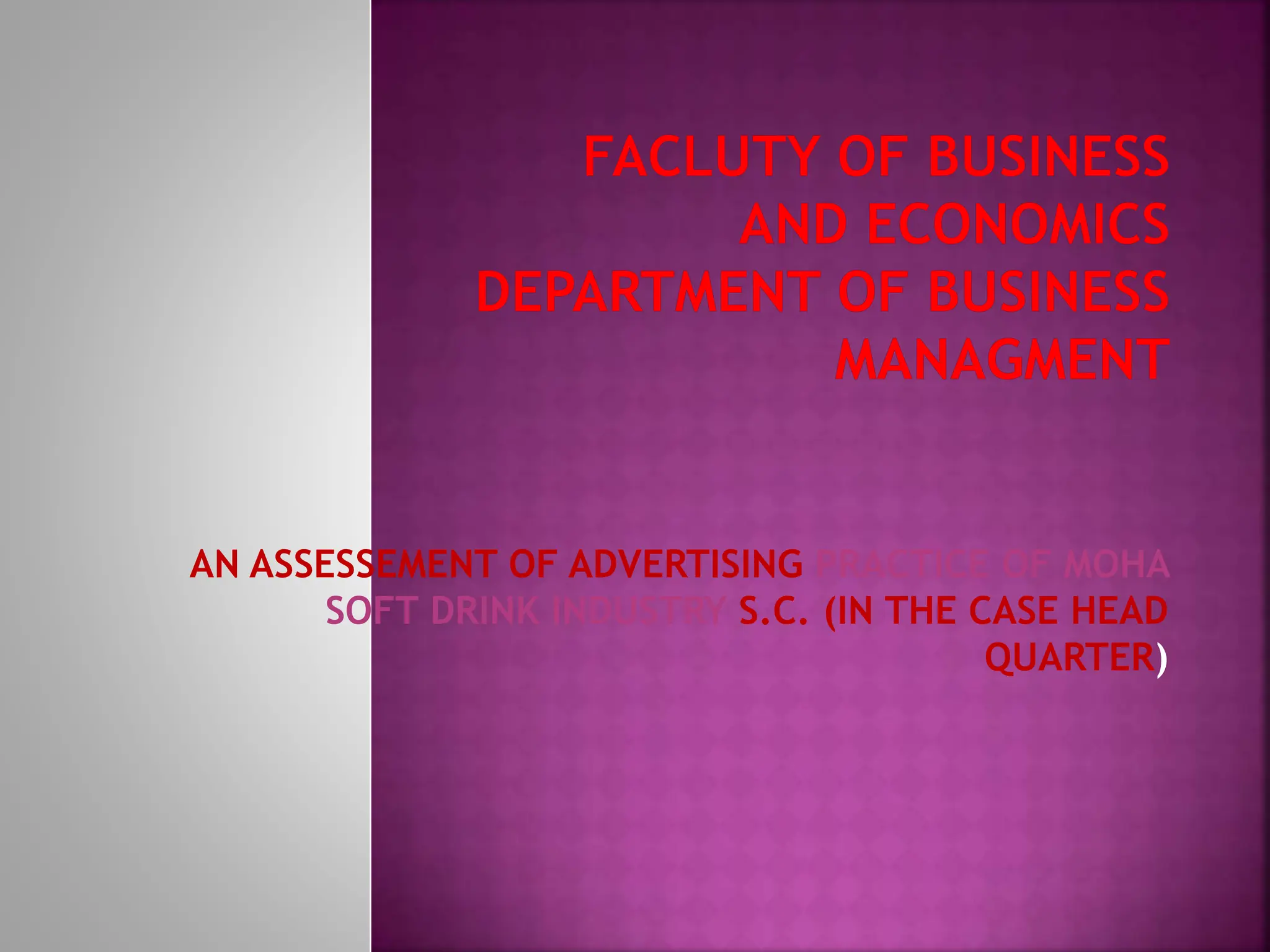 moha.pptx about business and economic development that introduces the