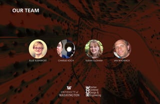 Our Team




     Ellie Kleinwort   Charlie Koch   Susan Oldham   Ian Wyosnick
 