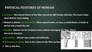 Mohair Fiber: Properties, Processing and Uses